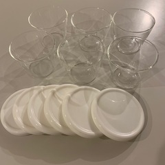 【お話中！】シリコン蓋つきプリンカップ
