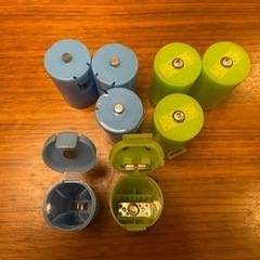 電池アダプター　単三→単一　8個セットの画像