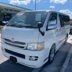 ハイエースロングGLディーゼル車検付き本土車両