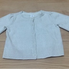 女の子90 カーディガン3枚セット美品の画像
