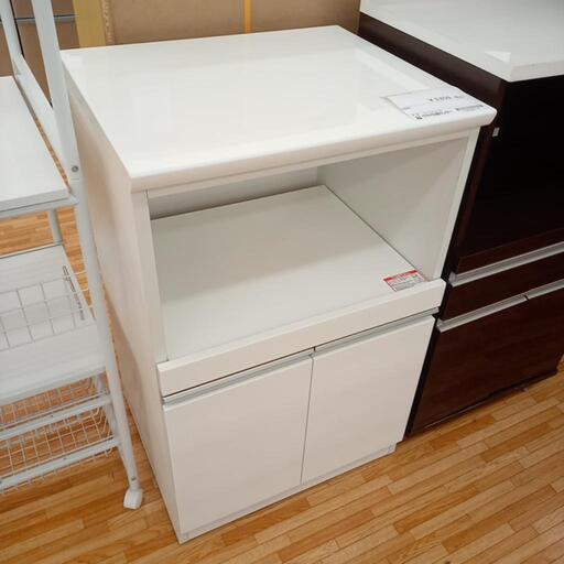 ★ジモティ割あり★ NITORI　レンジ台　ホワイト　クリーニング済　YJ885