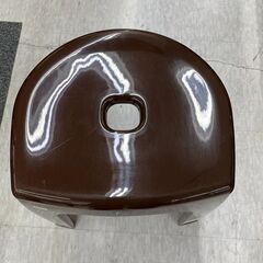 未使用品　お風呂イス　高さ40ｃｍ　ブラウンの画像