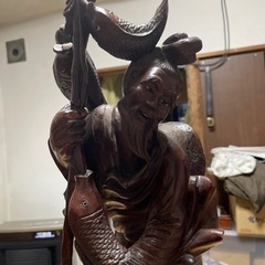 取引決まりました木彫りの置き物の画像