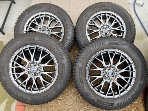 スタッドレスタイヤ 4本セット ホイール付き ブリジストン BLIZZAK DM-V3 225/65R17 2020年製