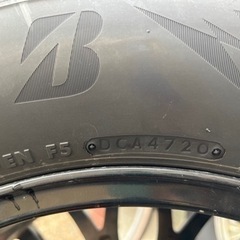 スタッドレスタイヤ 4本セット ホイール付き ブリジストン BLIZZAK DM-V3 225/65R17 2020年製の画像