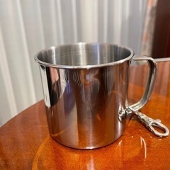 【無料•新品】ステンレスのコップ