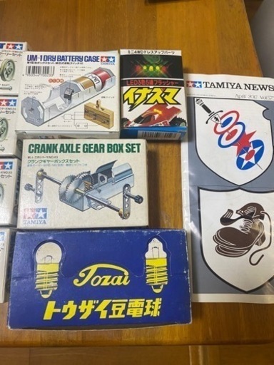 田宮の楽しい工作シリーズ、ミニ四駆パーツ、カタログ　まとめて