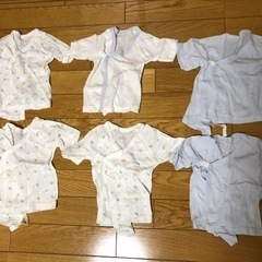 新生児用の短肌着6枚