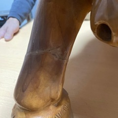 取引決まりました木彫りの牛(置き物)2の画像