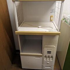 米びつ付きレンジ台