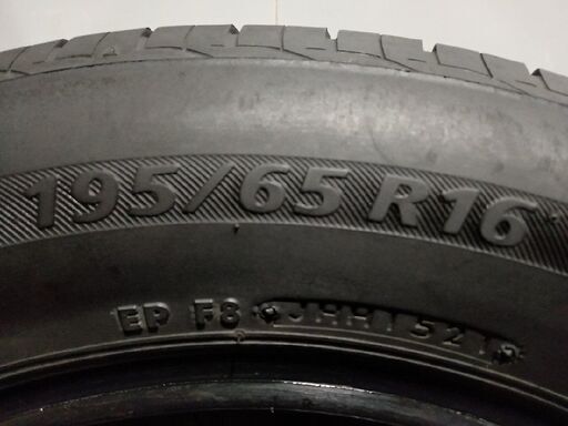 BS BRIDGESTONE NEXTRY 195/65R16 16インチ 夏タイヤ 4本 21～22年製 バリ溝 ライズ ロッキー等