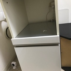 パモウナ　キッチン用　炊飯器収納棚の画像