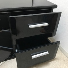 黒テレビ台　横95㌢高さ42㌢奥42㌢の画像