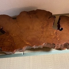 屋久杉　現地(屋久島)で購入　高級座卓　テーブル　和室に！の画像