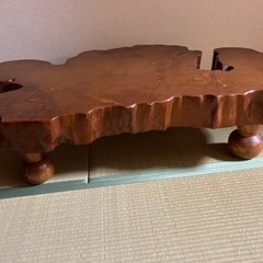 屋久杉　現地(屋久島)で購入　高級座卓　テーブル　和室に！