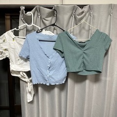 クロップトップ　まとめて　3枚