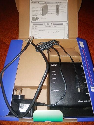 親機子機　NEC WG1200HS3