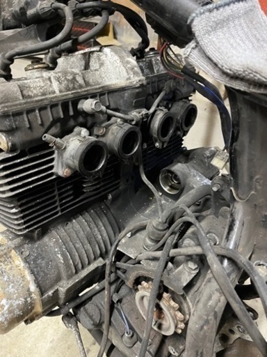 CBX400f 398cc エンジン　フレーム　キャブ　国内　1型