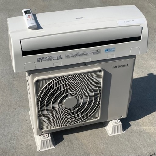 取付け可 ! ! ◇アイリスオーヤマ エアコン 6畳用 2018年製 100V スタンダード IRR-2218C 分解洗浄済み ! !
