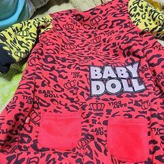 ベビードールモコモコ服冬用７０の画像