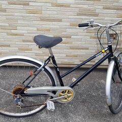 中古自転車 外装6段変速 27インチ ブロックダイナモ 軽整備済...