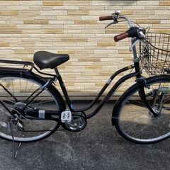 中古自転車 外装6段変速 26インチ LEDオートライト 軽整備...