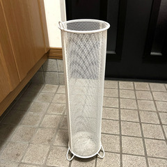 【破損・不具合なし】白の傘立て