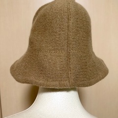 未使用品　ワイヤー入りウール素材　レディース帽子フリーサイズの画像