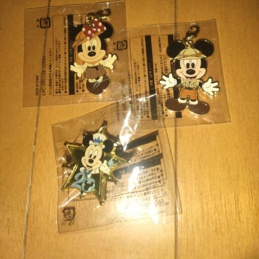 ディズニーランド ミッキー ミニーストラップ