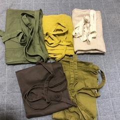 エプロン　前掛け　4着