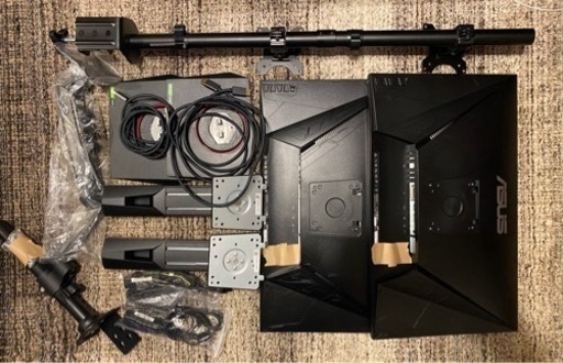 ASUS モニターとモニターアーム