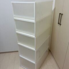 【早いもの勝ち】無印良品の衣装ケース5個セット売ります。