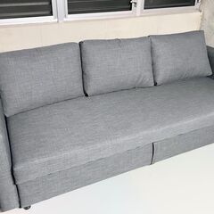 【値下げ】IKEA フリーヘーテン ソファベッド 3人掛け 20...
