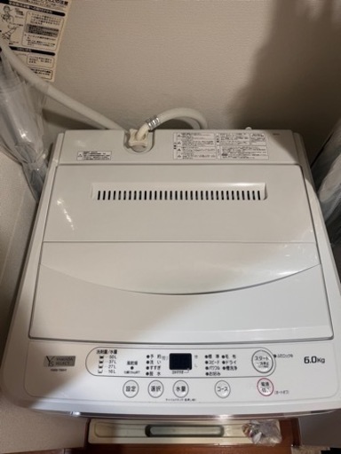 YWMT60H1山田セレクト洗濯機（1年使用）
