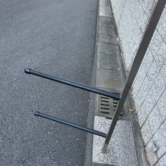 折りたたみカヤックや軽量カヤックの収納に使ってました支柱とバーのセット！　軽量カヤックの収納に最適！の画像