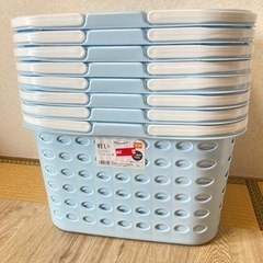 DCM ランドリーバスケット M サイズ  8個