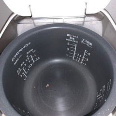 中古　Panasonic 可変圧力IHジャー炊飯器　0.5〜5.5合炊き　ダイヤモンド　かまど釜の画像