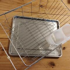 ステンレス　食器水切りかごの画像