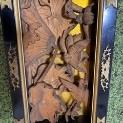 彫刻　骨董品　木彫り　最終値下げの画像