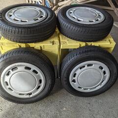 13インチ　軽用タイヤホイール4本　155/65R13 マーキス...