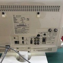 【決まりました】☆SHARP  シャープ　AQUOS   液晶カラーテレビ　LC-19K3 の画像