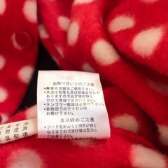 無料　防寒着　ミニーちゃん　フリース素材　着ぐるみの画像