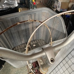 自転車　赤？の画像