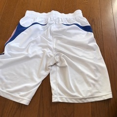 アシックス　ハーフパンツ  白　メンズ　Lの画像