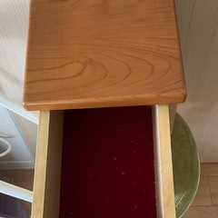 小引き出し　3段　合板ではなく、しっかりした板で作られています。　縦21.5cm  横16.5cm 高さ38cmの画像