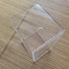 無印良品　アクリル　CD収納ケース