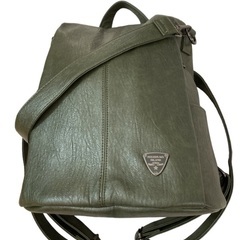 MEISBAG ミラノ リュック バックパック オリーヴグリーン...