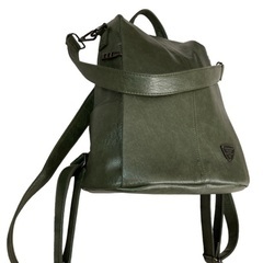 MEISBAG ミラノ リュック バックパック オリーヴグリーン 新品4980円の画像
