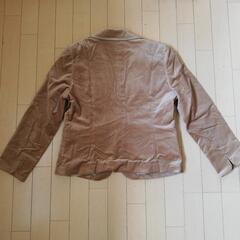 ベロア素材テーラードジャケットMサイズの画像