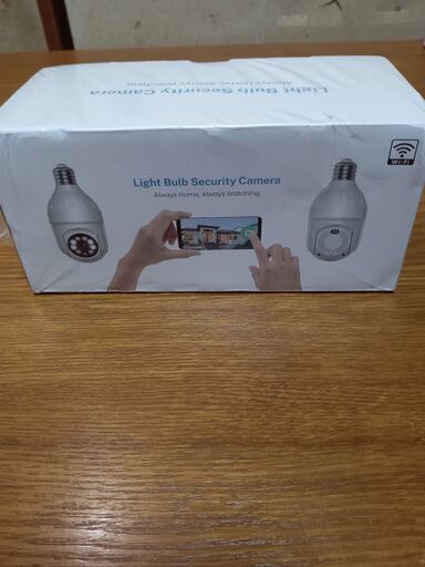 セキュリティカメラ２　wifi接続　動体検知　双方向オーディオ　USBウェブカメラ　E26ソケット対応